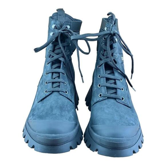 DSQUARED2 Tank combat Boot Men black Leather - Picture 7 of 9